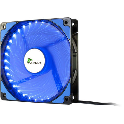 Inter-tech L-12025 Housing Computer Fan 12CM Black Blue — image 1