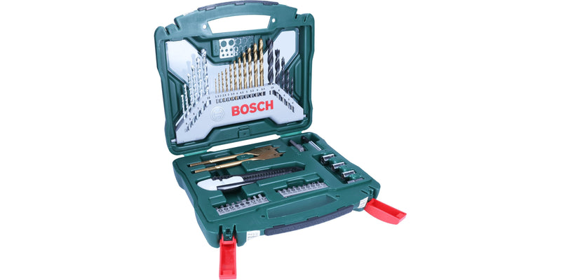 Bosch Set Of Drill Bits And Screwdrivers Titanio X-line Set Of Drill Bits And Drill Bits 50 Pieces 2607019327