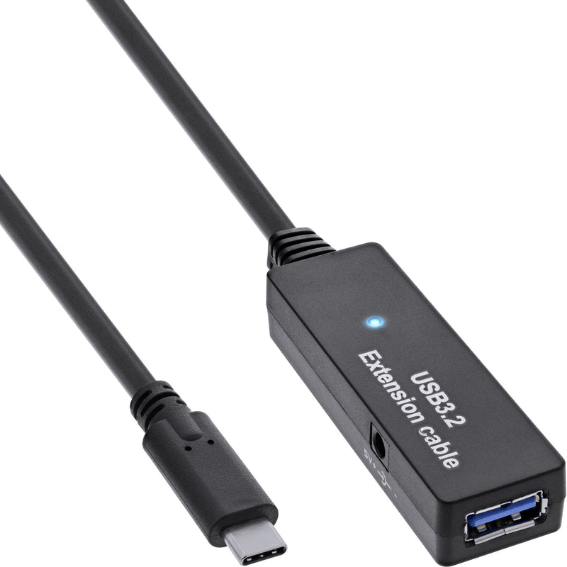 Inline® USB 3.2 GEN.1 Active Extension, USB-C Male a USB-A Female 5M