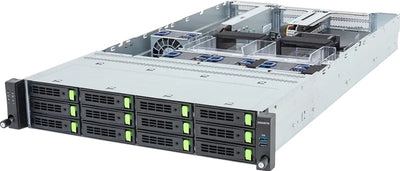 Gigabyte Barebone R263-ZG0-AAL2 (rev. 3.X) Rack Server 2U Single Socket SP5 6NR263ZG0DR000ACL2 — image 1