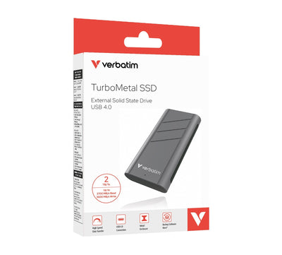 Verbatim Turbometal SSD 2TB USB4 R/W 3700/3600MB/S 32022 — image 1