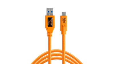 Tether Tools CUC3215-ORG USB Cable 4,6M USB 3.2 Gen 1 (3.1 Gen 1) USB a USB C Orange — image 1