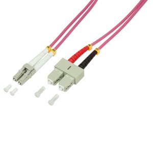 Logilink Lwl Network Cable OM4 Lc Sc 7,5M Duplex