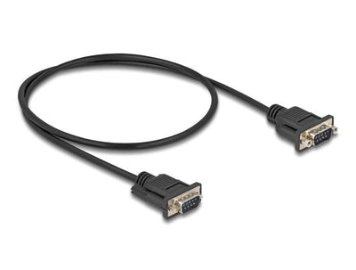 Delock 87839 Cable Serie RS-232 D-SUB9 Male a Male 0,5M — image 1