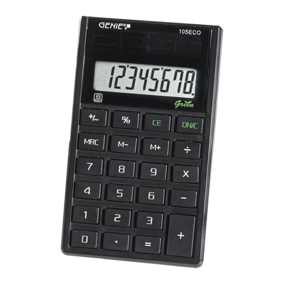 Genie 105 Eco Calculator Bolsillo Calculator Básica Black — image 1
