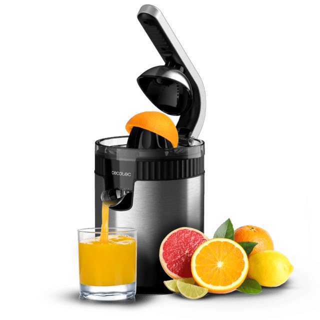 Cecotec Xqueeze Retrojuice 600 Steel 600W Black Metallic
