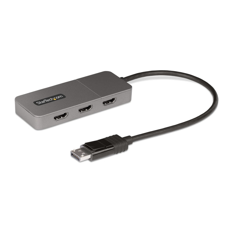 StarTech.com 3-PORT Mst Hub DisplayPort To Triple HDMI Monitors 4K 60HZ DP 1.4 Multi-monitor Video Adapter Wit