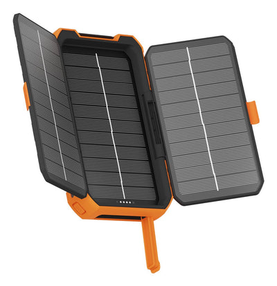 Xtorm Power Bank Rugerizado Energia Solar XR-203 10000MAH Black/Orange 10000MAH/ IP65/ 2x USB-C Pd Up To 20W,  — image 1