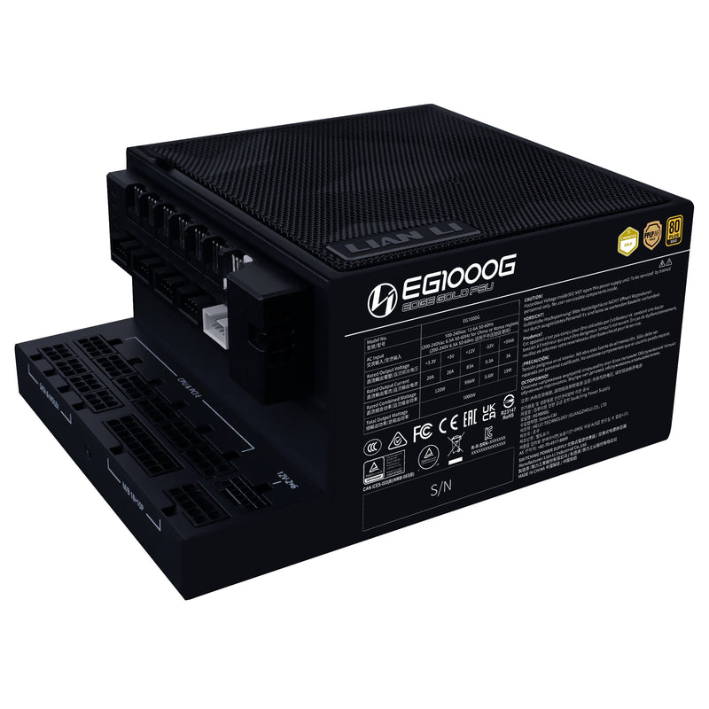 Lian Li Power Supply ATX Edge Gold 1000W Black + Hu