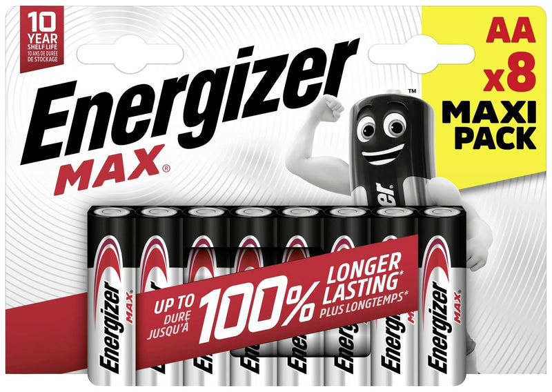 Energizer Max. 437727 Battery Aa LR6 8 Pack Eco