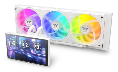 Thermaltake Refrigeración Líquida CPU ST360 Ultra ARGB Sync Tubos Laterales Aio 360MM With Screen IPS Magnétic — image 1