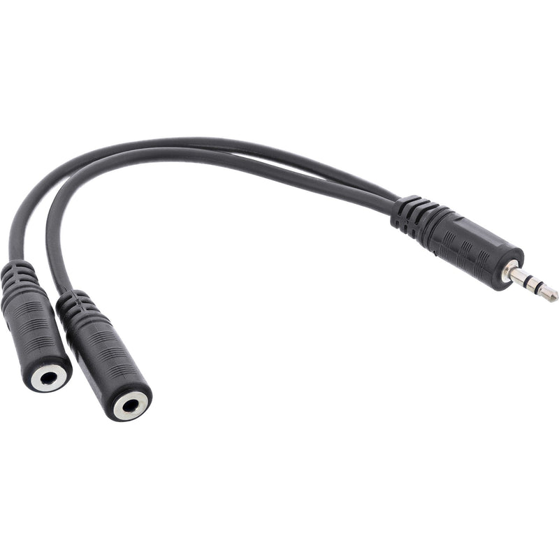 Inline Jack 3,5MM And -cable Male a 2X Jack 3,5MM Female Stereo 2M