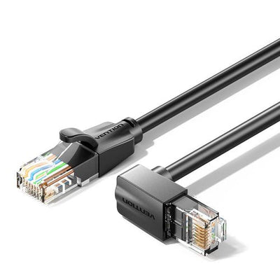 Vention CAT.6 UTP Upward Right Cabl Angle Ethernet Patch Cable 2M Bl — image 1