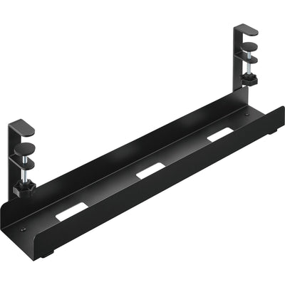 Inline® Cable Guide Rail, For Under-table Mounting, With Screw Clamps, Black — image 1