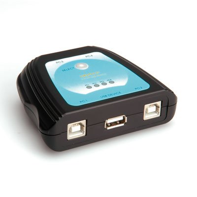 Value Manueller USB 2.0 Druckerswitch 4VÍAS
