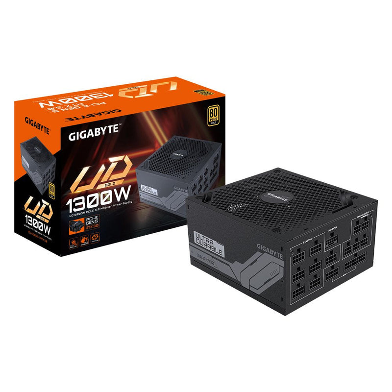 Gigabyte Power Supply Power Modular UD1300GM PG5 80 Plus Gold 1300W/ ATX 12V/ 80 Plus Gold/ Modular/ 140MM Hyb