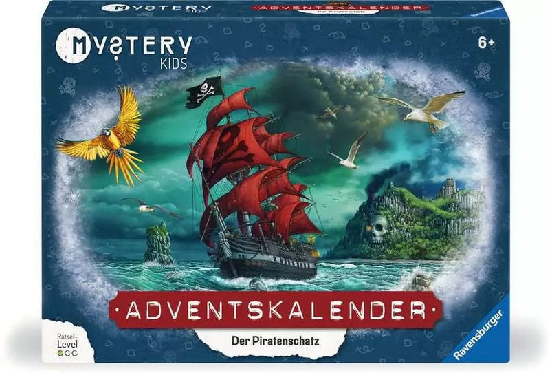 Ravensburger Mystery Kids Calendario Adviento Tesoro Pirata, Set Of Rompecabezas 20186