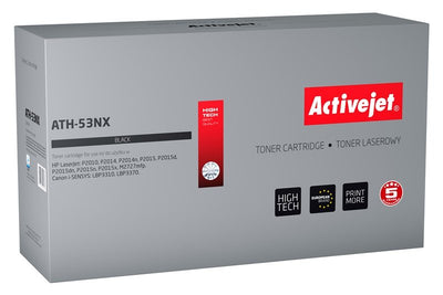 Activejet Toner ATH-53NX (reemplazo HP 53X Q7553X Canon CRG-715H - Supreme - 7900 Páginas - Black — image 1