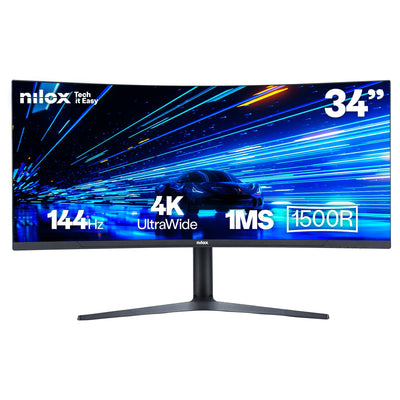 Nilox NXM344KD11 Monitor 34 4K 144HZ 2HDMI 2DP — image 1