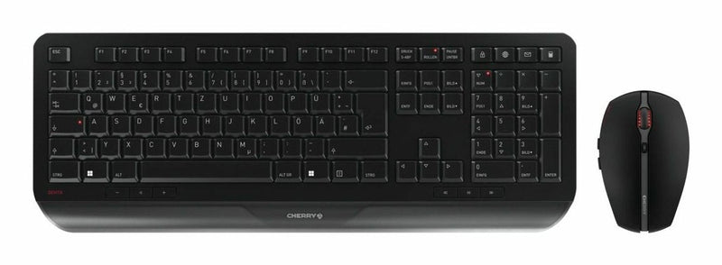 Cherry Gentix Desktop, Teclaco German + Mouse Black