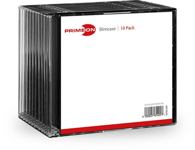 Primeon Boxes Cd / Dvd / Br Slimcase 1 Drive (10-PACK) — image 1