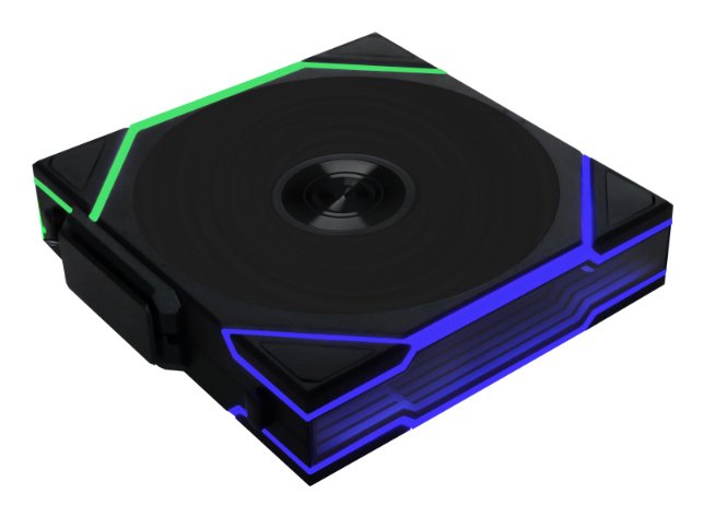 Lian Li Fan PC 120X120 Unifan Tl-lcd Wireless Black
