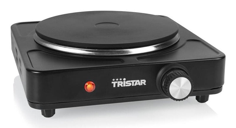 Tristar Board Cocción KP-6151, 1 Zona Cocción 18,5CM, Black