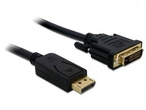Delock Cable DisplayPort DVI 24+1M/M 3M