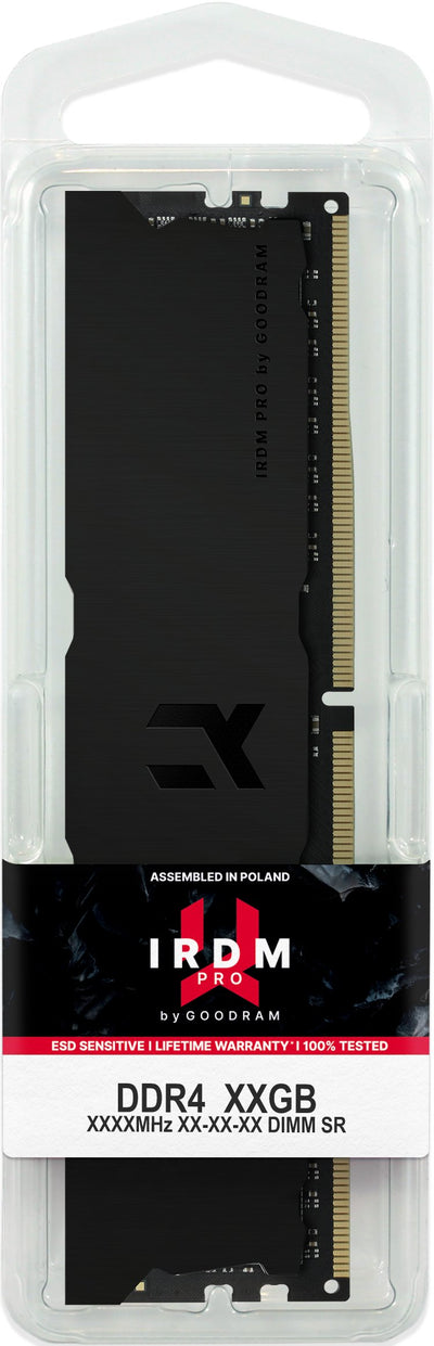 Goodram RAM Irdm Pro DDR4 8GB 3600MHZ CL18 DIMM 1.35V Deep Black — image 1