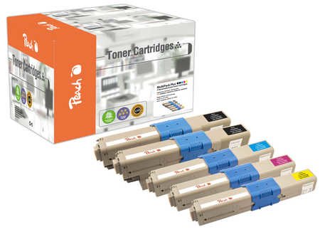 Peach Toner Oki 44469803/704/705 Multipackplus Retail Comp.