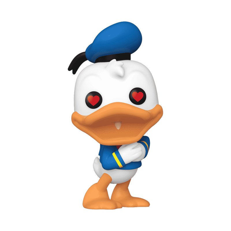 Figura Pop Disney 90TH Anniversary Donald Duck Con Heart Eyes