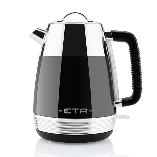 Eta Storio Kettle ETA918690020 2150W, 1,7 L, Acero Inoxidable, Base Giratoria 360Â°, Negro
