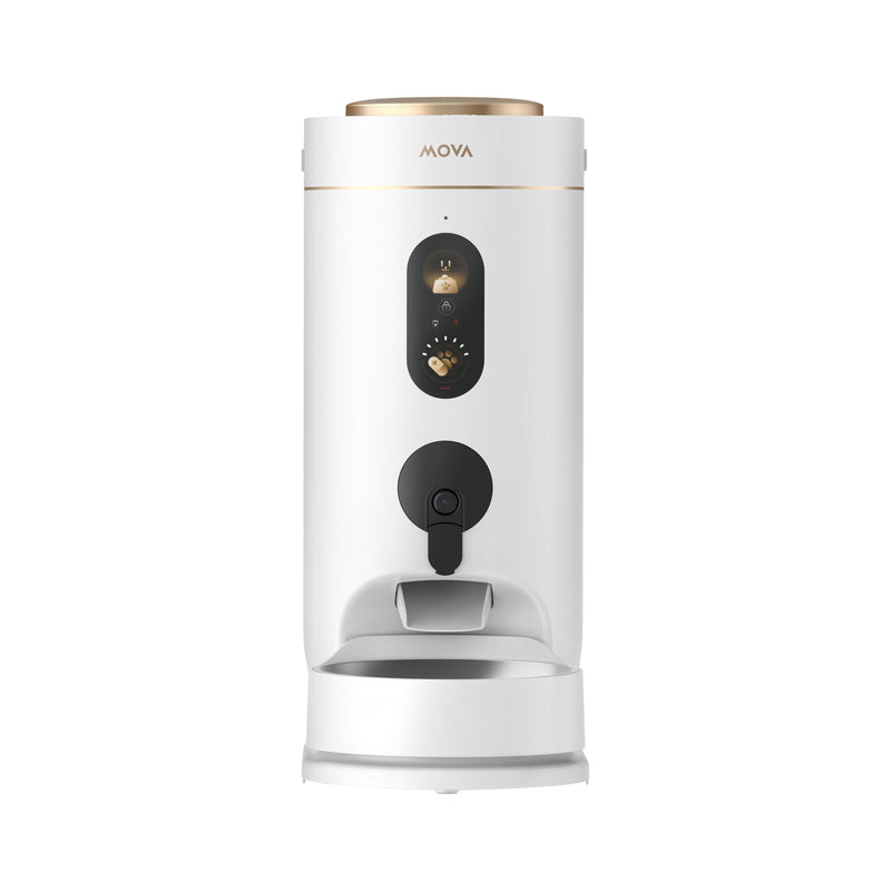 Mova Comedero Automatic Mascotas Nutripal 10 Ultra Smart, Blanco
