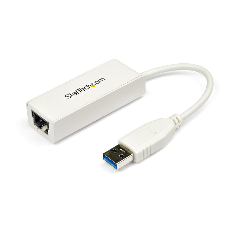 StarTech Adapter Network USB 3.0A RJ45 Gigabit 1Gbps White USB31000SW