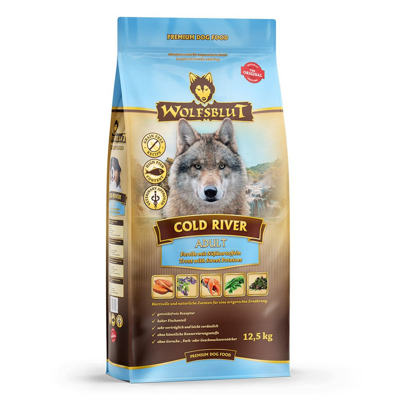 Wolfsblut WB784639 Comida Seca Perros 12,5KG Adulto Batata, Trucha