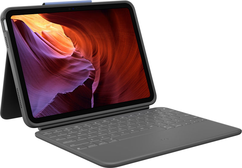 Logitech Rugged Folio Box Of Keyboard And Folio Apple Smart Connector Qwertz German Graphite Apple 10.9-INCH I