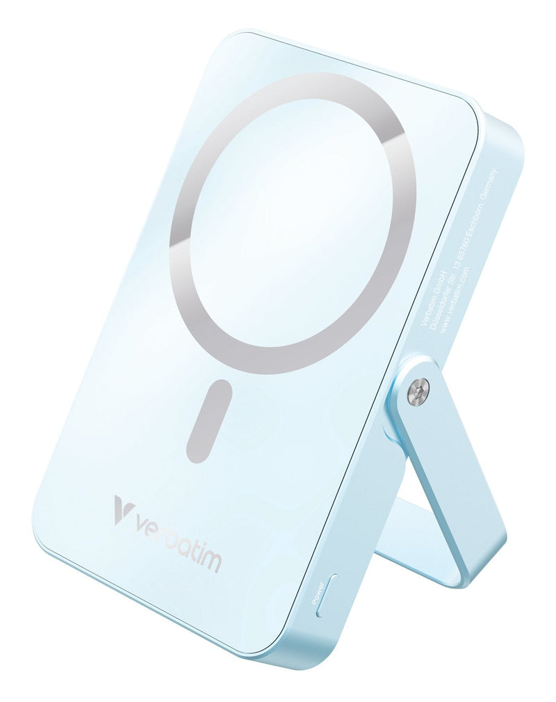 Verbatim Power Bank With Standfuss Mag.wireless 10000MA Blue 32266