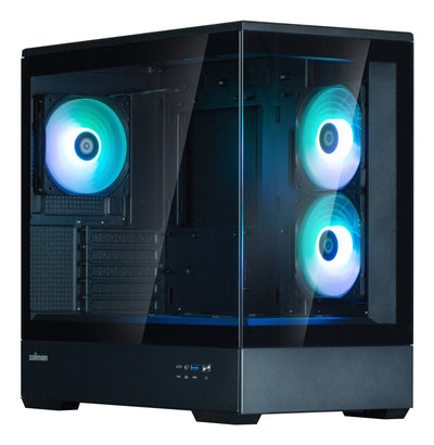 Zalman PC Case P30 V2 microATX Mini Tower 3 Fansrgb Bl — image 1