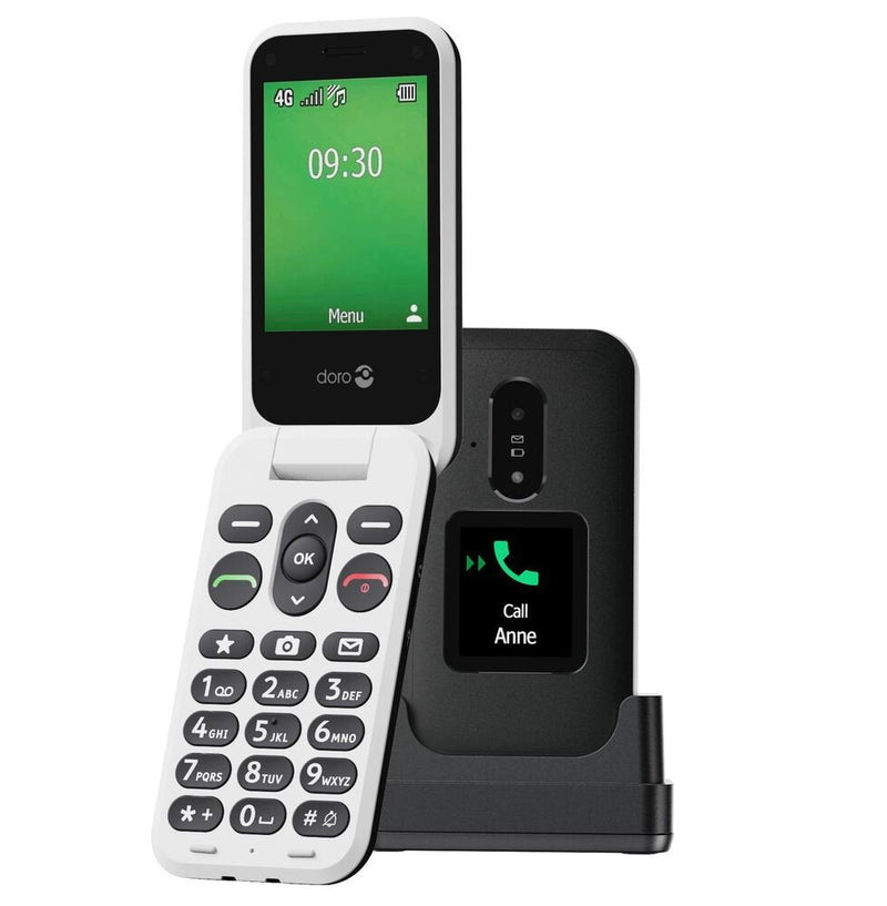 Doro Mobile Phone Leva E30 7,11CM (2.8) 142,7G Black White