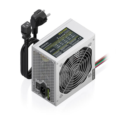 Aisens Power Supply Power ATX 500W With Cable Power Oem, Silver — image 1