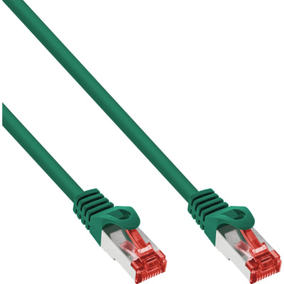 Inline 70 Pieces Bulk-pack Network Cable S/FTP Pimf CAT.6 250MHZ Pvc Cobre Green 1M — image 1