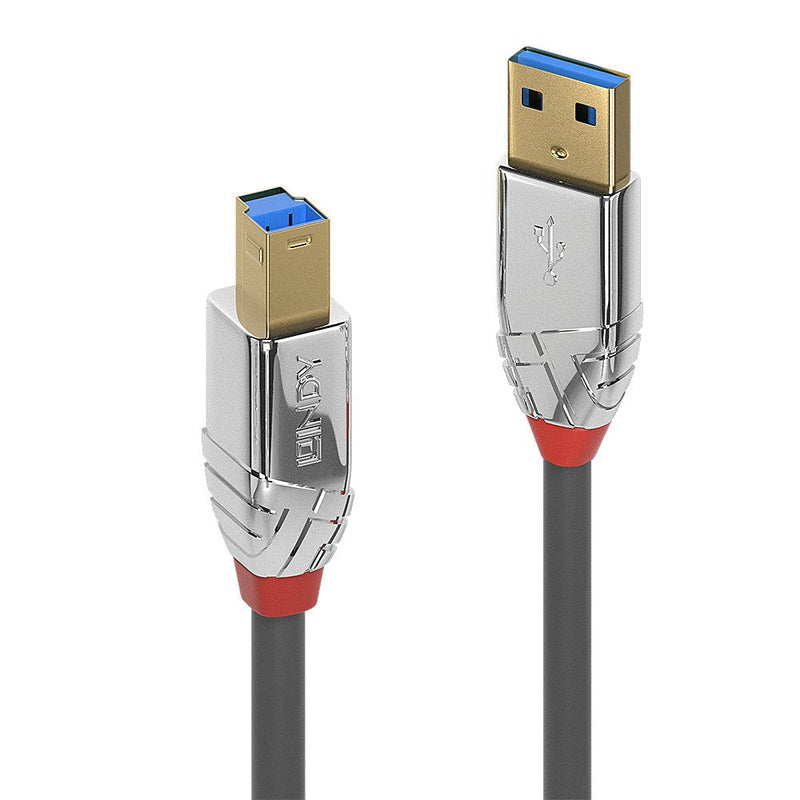 Lindy 36664 USB Cable 5M USB 3.2 Gen 1 (3.1 Gen 1) USB a USB B Grey