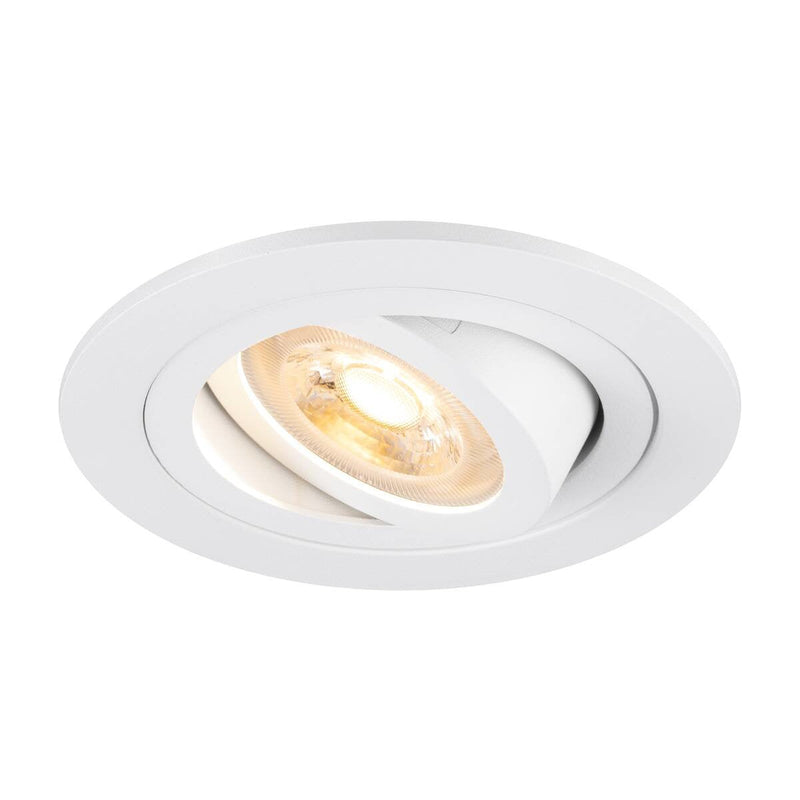 Slv Foco Recessed New Tria 75 1007374 Round Max. 10W GU10 White DA75MM