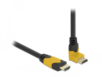Delock 86989 HDMI Cable HDMI Type a Standard Black Yellow — image 1