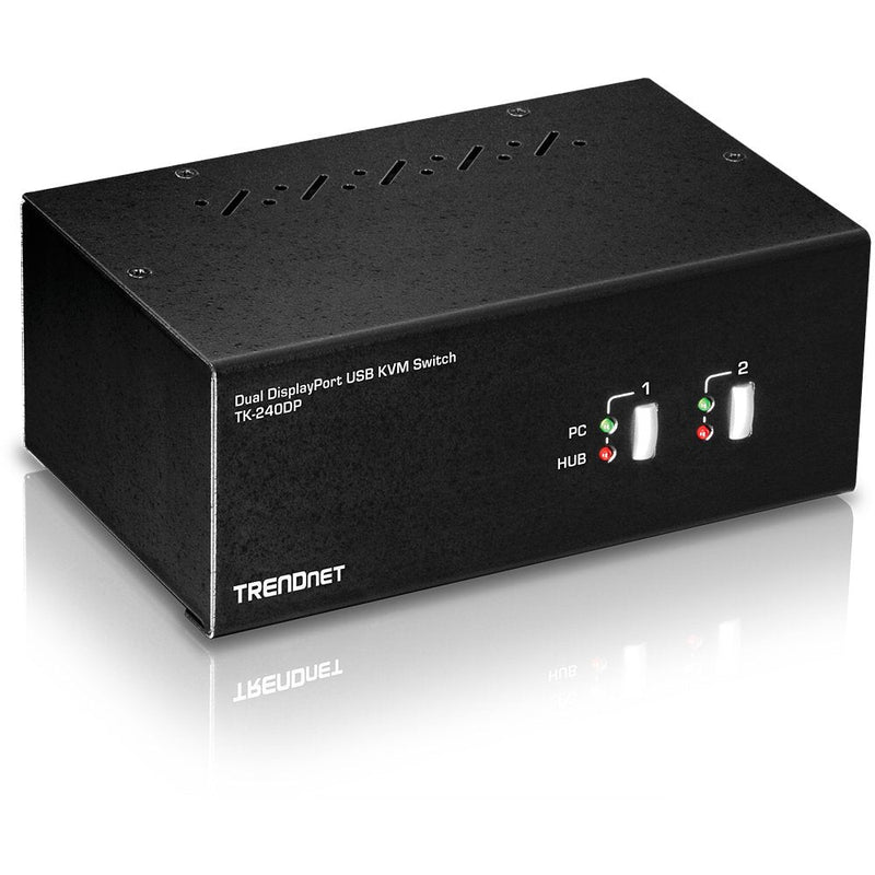 Trendnet KVM 2-PORT DisplayPort Switch With Audio USB 2.0 Hub