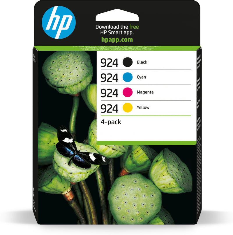 HP Ink Multipack NO.924 Bk Aprox. 500 S. C M And Je Aprox. 400 S.