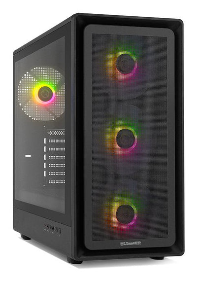 Nox PC Case Semitorre Hyperflow Hummer Aero ARGB Black USB 3.0 Type C — image 1