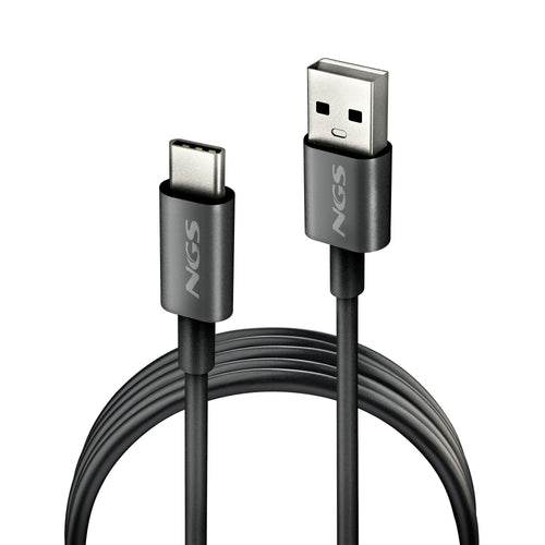 Ngs USB Cable 2.0 Zyro-ac USB Male USB Type-c Male Up To 15W 480Mbps 1M Black — image 1