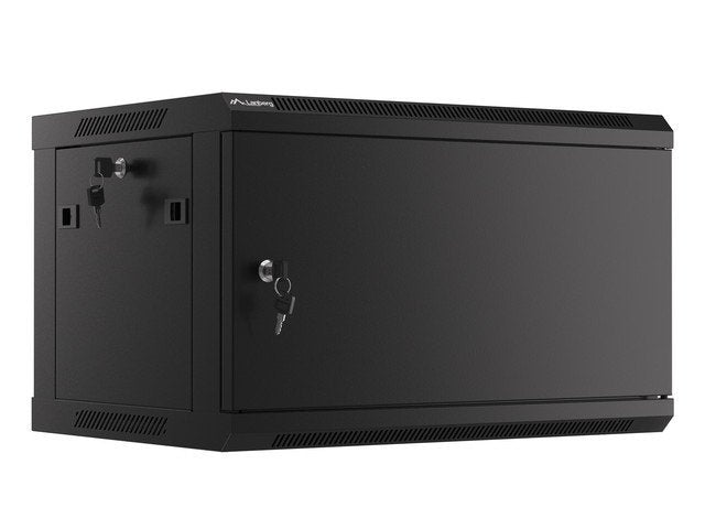 Lanberg Cabinet Rack 19 Assembly Wall 6U / 600X450 (paquete Flat Black WF01-6406-00B