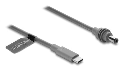 Delock USB Type-c™ Connector Male a DC 5,5 X 2,1MM Cable Compatible With Starlink Mini, 3M Grey — image 1